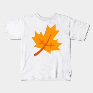 Autumn Leaf Pattern Kids T-Shirt